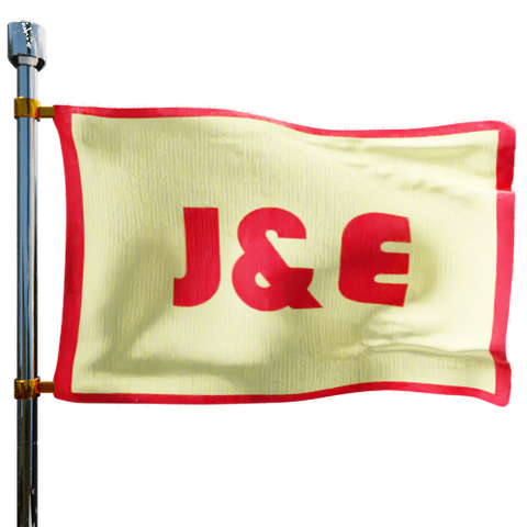 J & E Discount Oil Heating Oil Prices Flag Photo of J & E Discount Oil flag denoting best heating oil prices the company offers