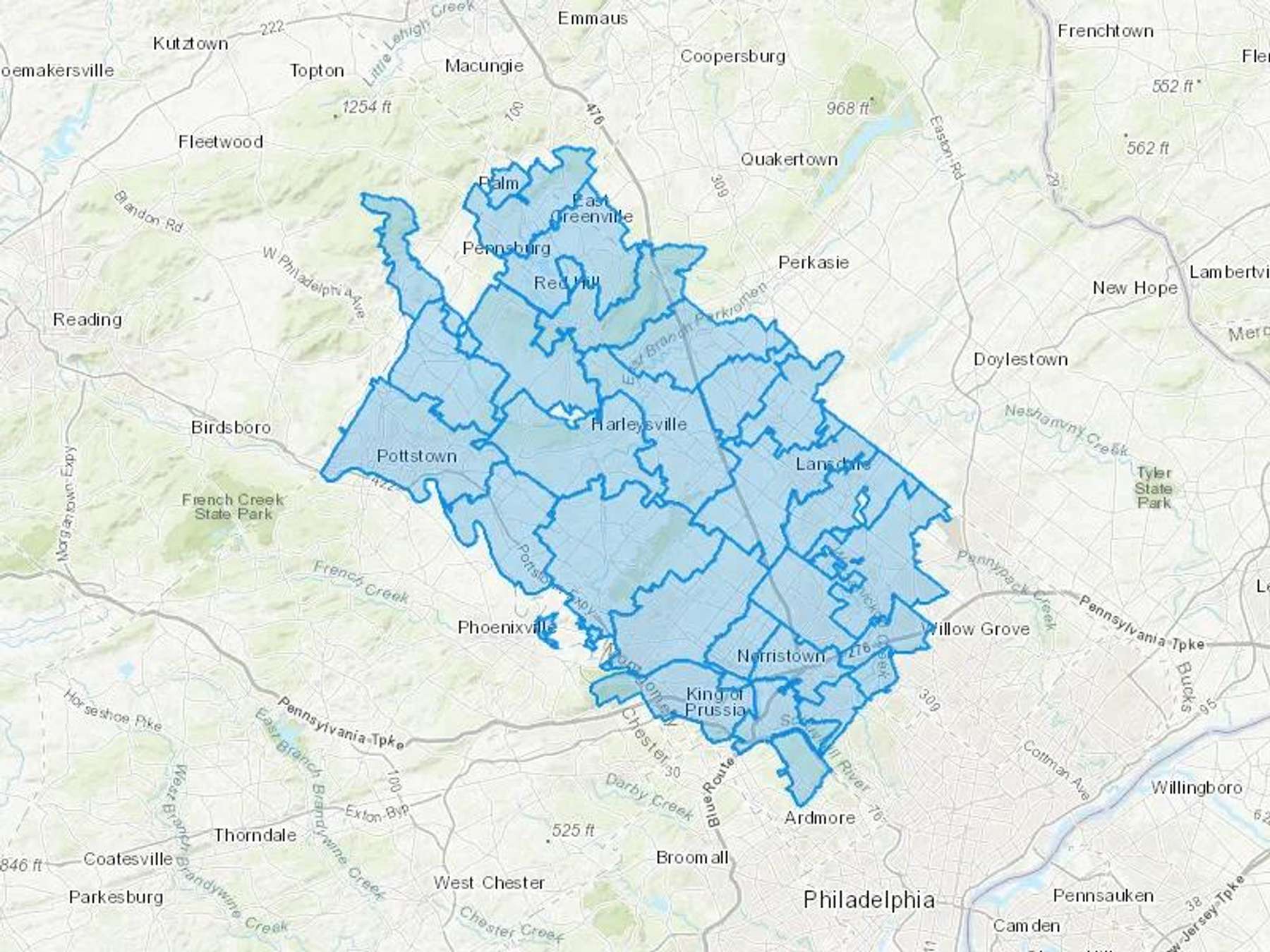 Oehlert Bros Inc Cash Heating Oil Delivery Map Map With The Oehlert Bros Inc Heating Oil Delivery Area Shaded In Blue