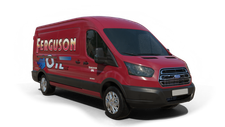 Ferguson Oil LLC furnace repair van Photo of a Ferguson Oil LLC furnace repair van