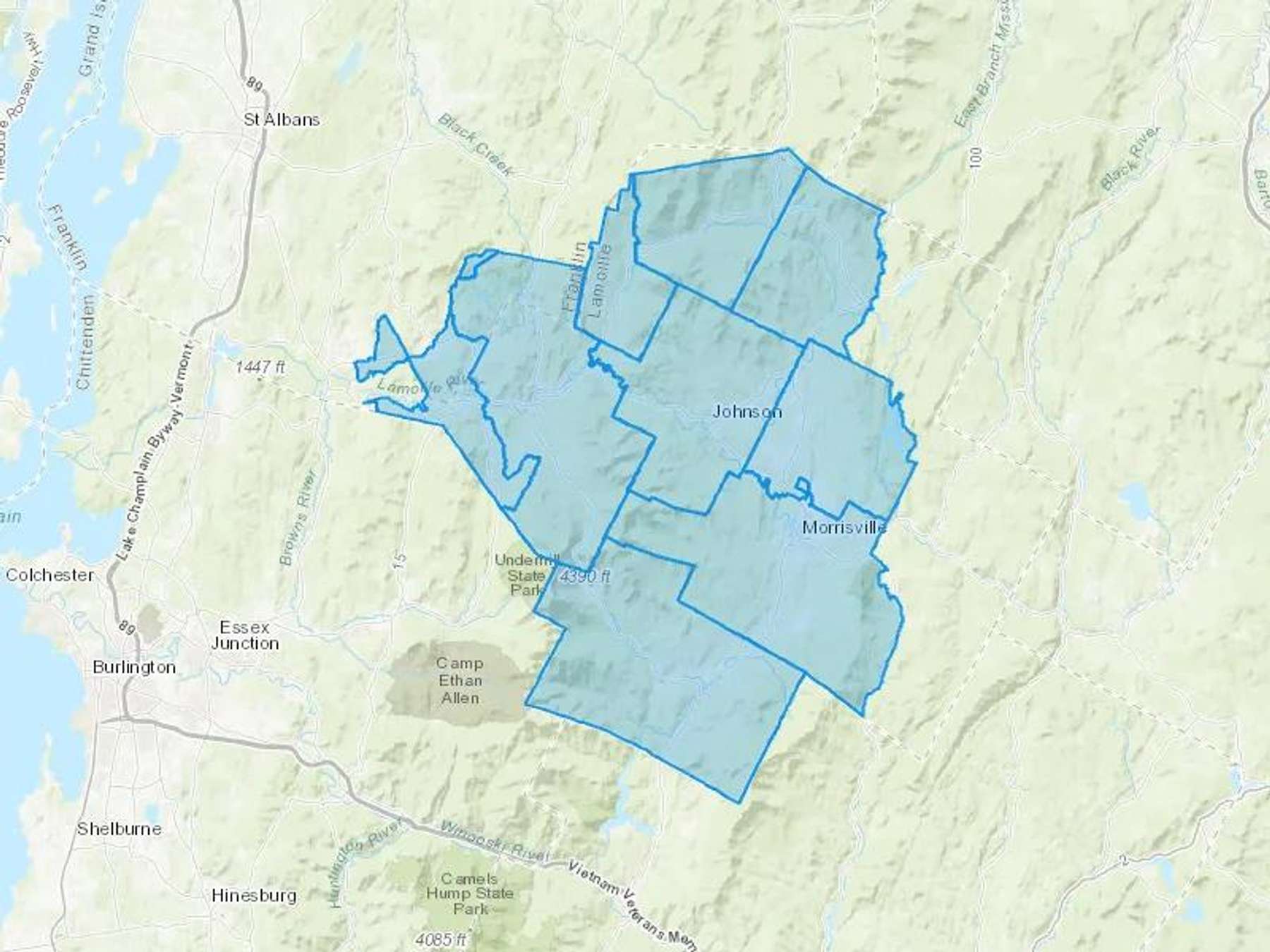 Jack F Corse Inc Cash Heating Oil Delivery Map Map With The Jack F Corse Inc Heating Oil Delivery Area Shaded In Blue