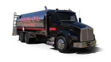 Drum Oil Inc Cash Heating Oil truck Photo of a Drum Oil Inc heating oil truck