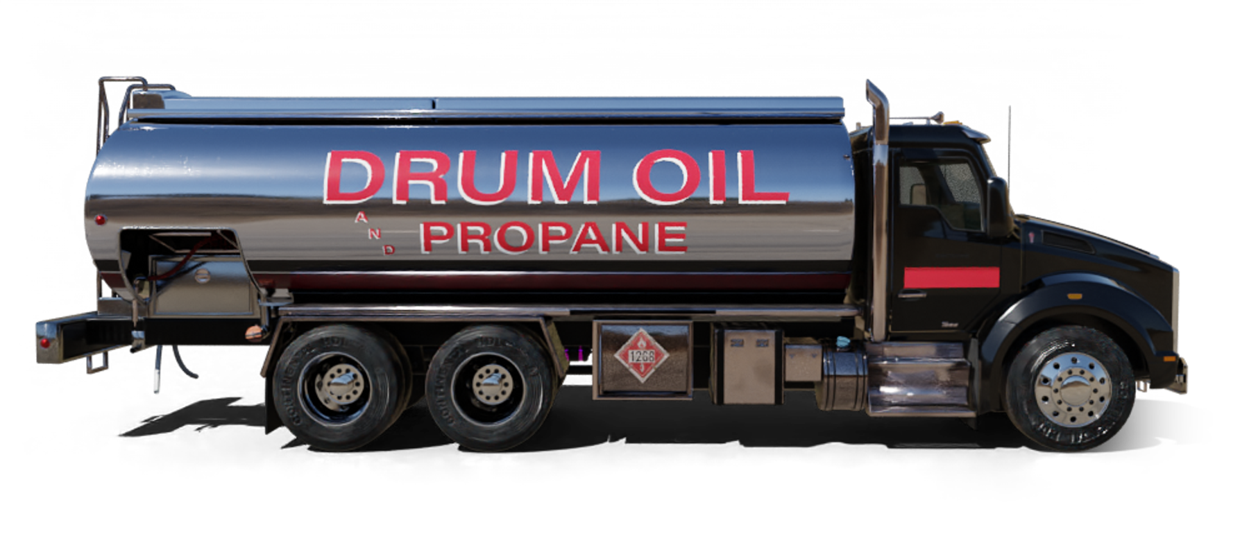 Eklund Park Utilities Heating Oil Truck Eklund Park Utilities residential home heating oil truck at the intersection of Plainview Road and the Seaford Oyster Bay Expressway in Bethpage, Long Island, New York delivering fuel oil.