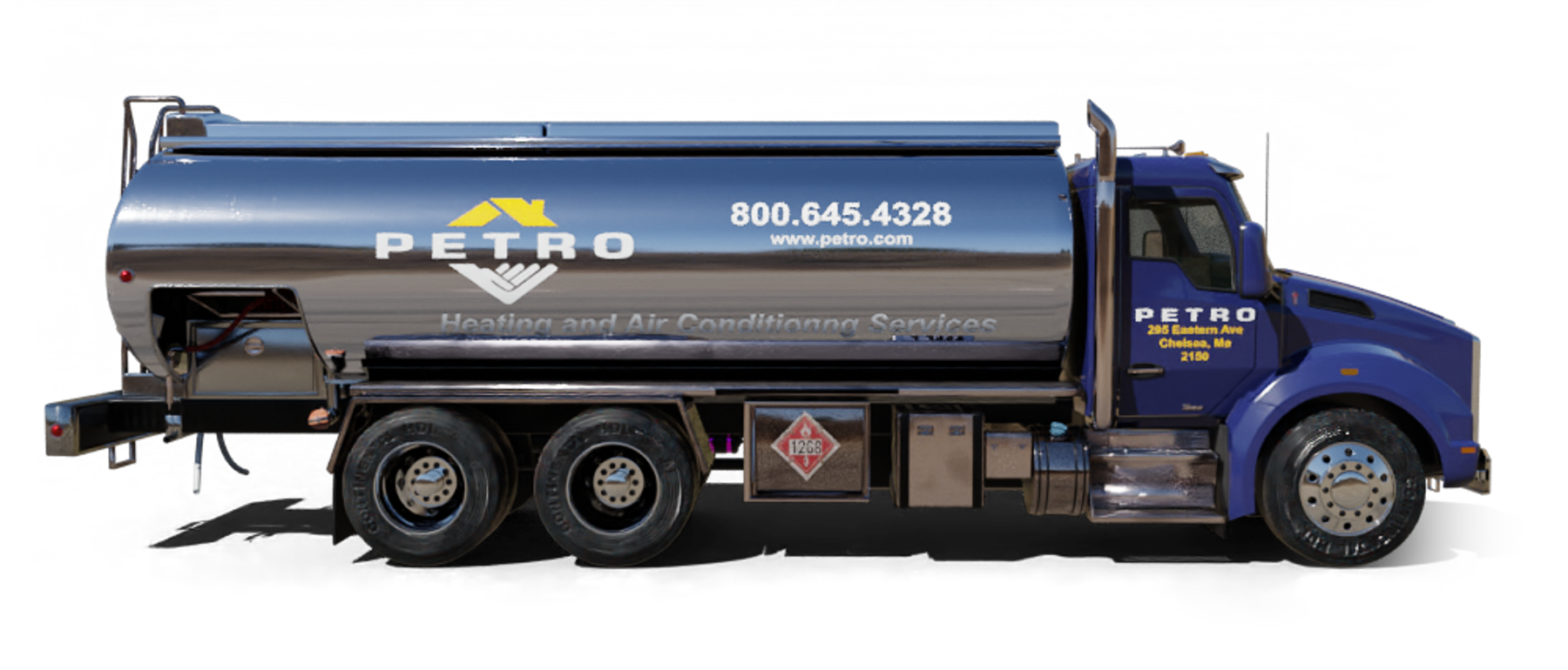 Brass City Heating Oil Truck Brass City Heating Oil Truck parked at road