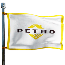 Petro Home Services Heating Oil Prices Flag Photo of Petro Home Services flag denoting best heating oil prices the company offers