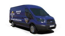 Petro Home Services furnace repair van Photo of a Petro Home Services furnace repair van