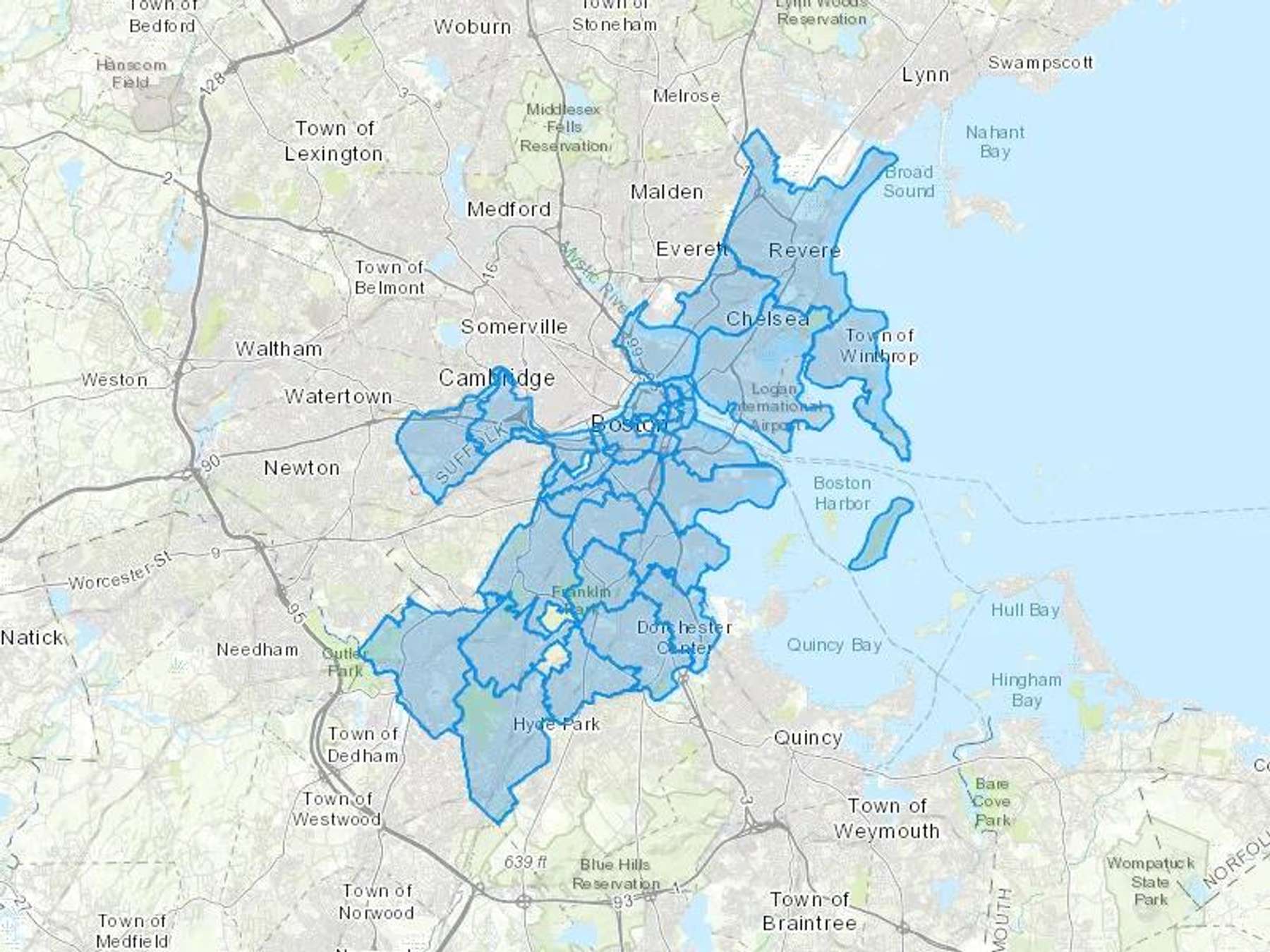 Petro Home Services Cash Heating Oil Delivery Map Map With The Petro Home Services Heating Oil Delivery Area Shaded In Blue