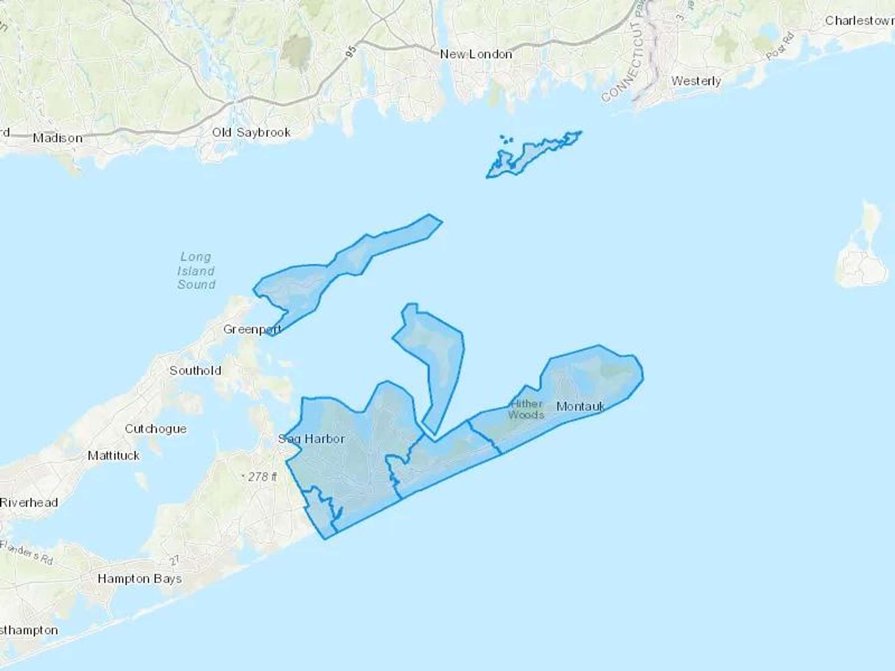Indigo Fuel Ltd Cash Heating Oil Delivery Map Map With The Indigo Fuel Ltd Heating Oil Delivery Area Shaded In Blue