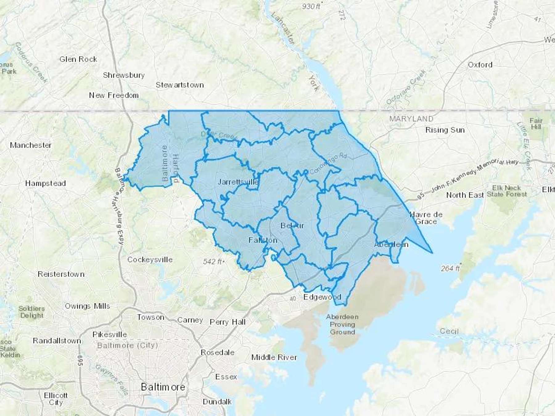 Heaps Oil Company Inc Cash Heating Oil Delivery Map Map With The Heaps Oil Company Inc Heating Oil Delivery Area Shaded In Blue