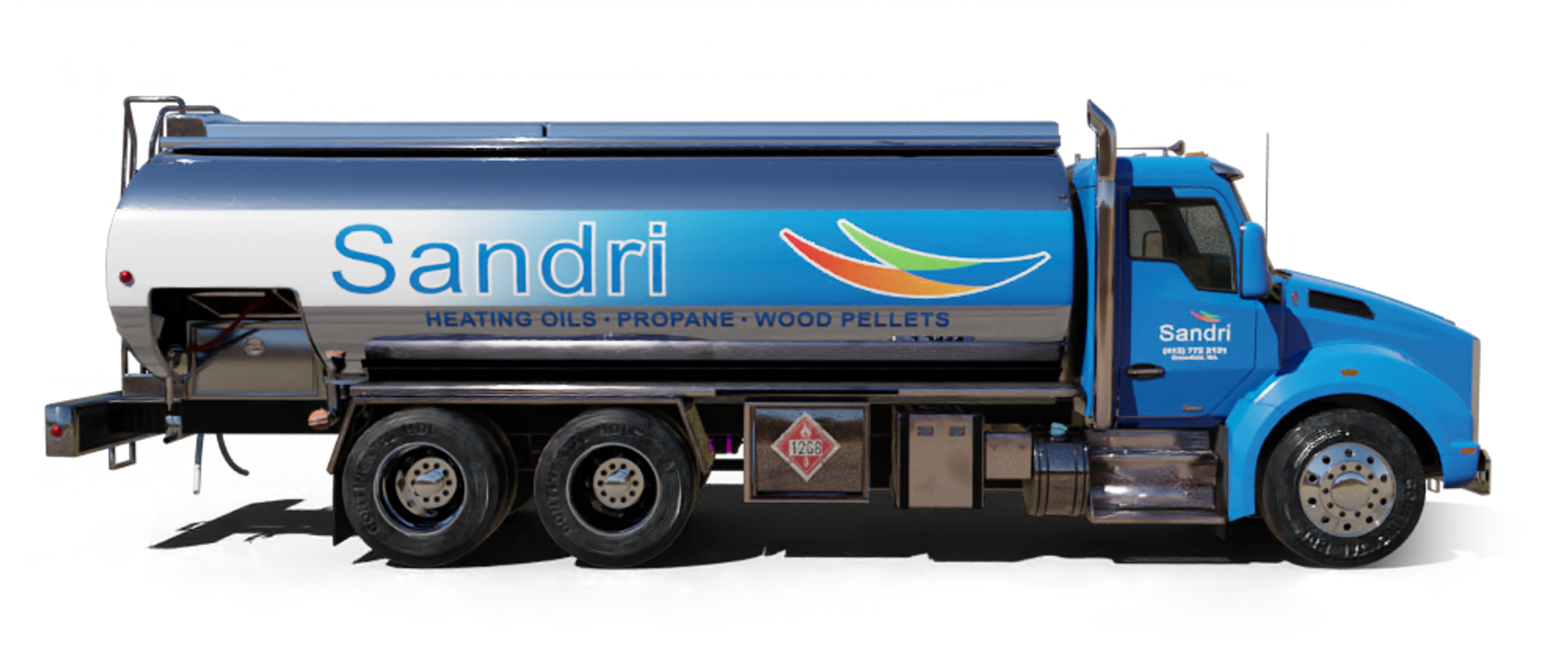 Heatly Oil truck Heatly Oil Truck in front of metro line