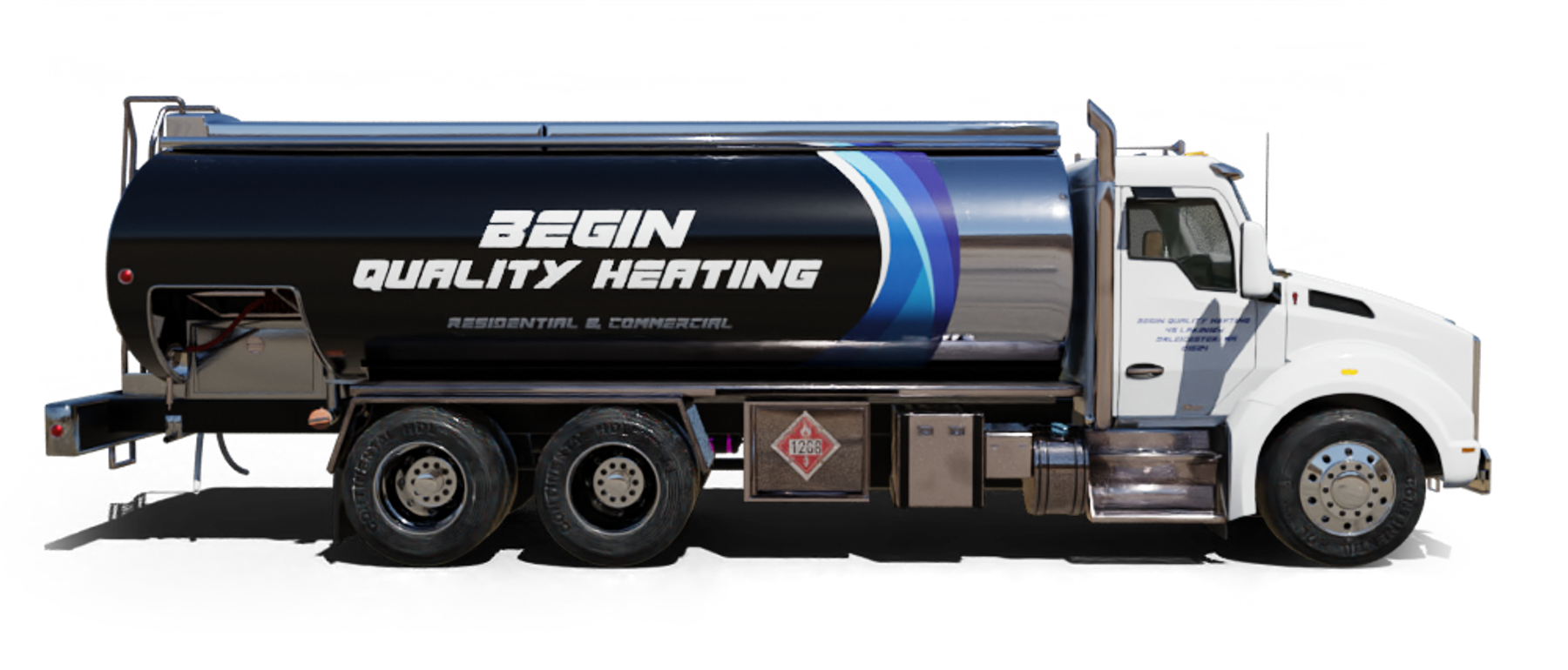 Century Petroleum Heating Oil Truck Century Petroleum residential home heating oil truck in the street outside St Kilian Parish in Farmingdale, Long Island, New York delivering fuel oil.