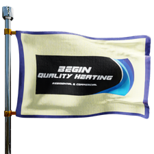 Begin Quality Heating Heating Oil Prices Flag Photo of Begin Quality Heating flag denoting best heating oil prices the company offers