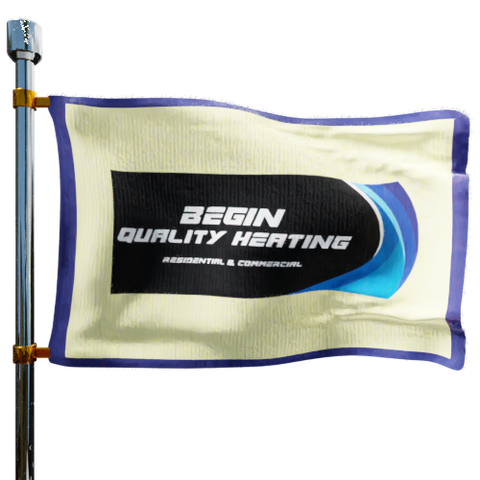 Begin Quality Heating Heating Oil Prices Flag Photo of Begin Quality Heating flag denoting best heating oil prices the company offers