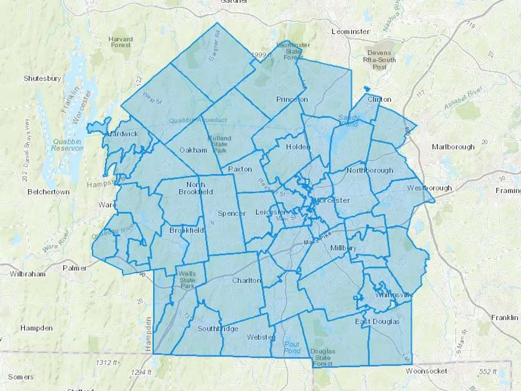 Begin Quality Heating Cash Heating Oil Delivery Map Map With The Begin Quality Heating Heating Oil Delivery Area Shaded In Blue
