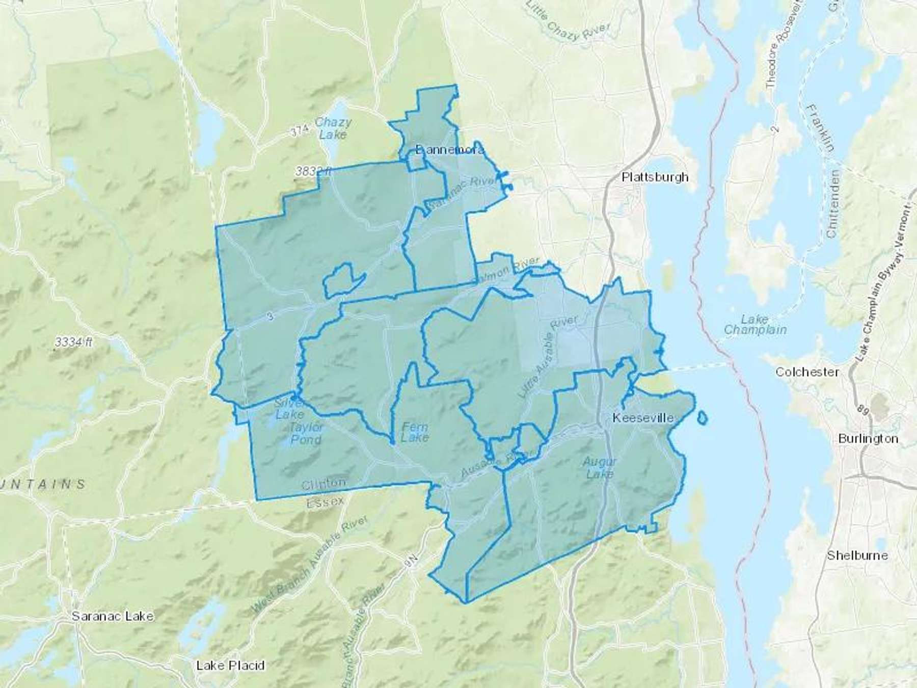 Au Sable Valley Fuel Incorporated Gordon Oil Cash Heating Oil Delivery Map Map With The Au Sable Valley Fuel Incorporated Gordon Oil Heating Oil Delivery Area Shaded In Blue