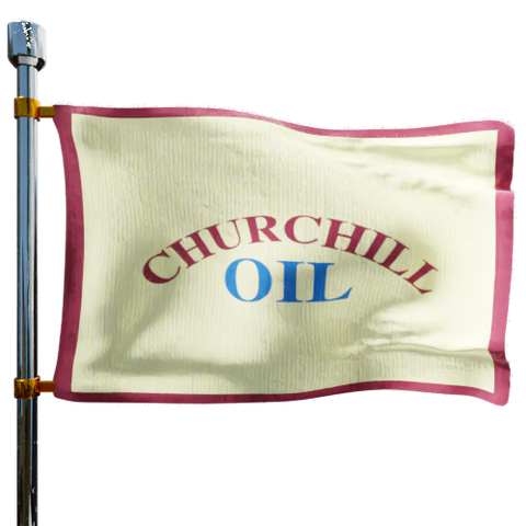 Churchill Oil Heating Oil Prices Flag Photo of Churchill Oil flag denoting best heating oil prices the company offers