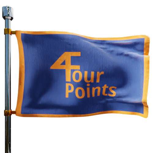Four Points cash heating oil price logo