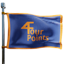 Four Points Heating Oil Prices Flag Photo of Four Points flag denoting best heating oil prices the company offers