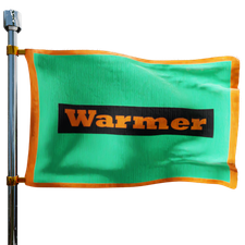 Warmer Fuel Oil Co Heating Oil Prices Flag Photo of Warmer Fuel Oil Co flag denoting best heating oil prices the company offers