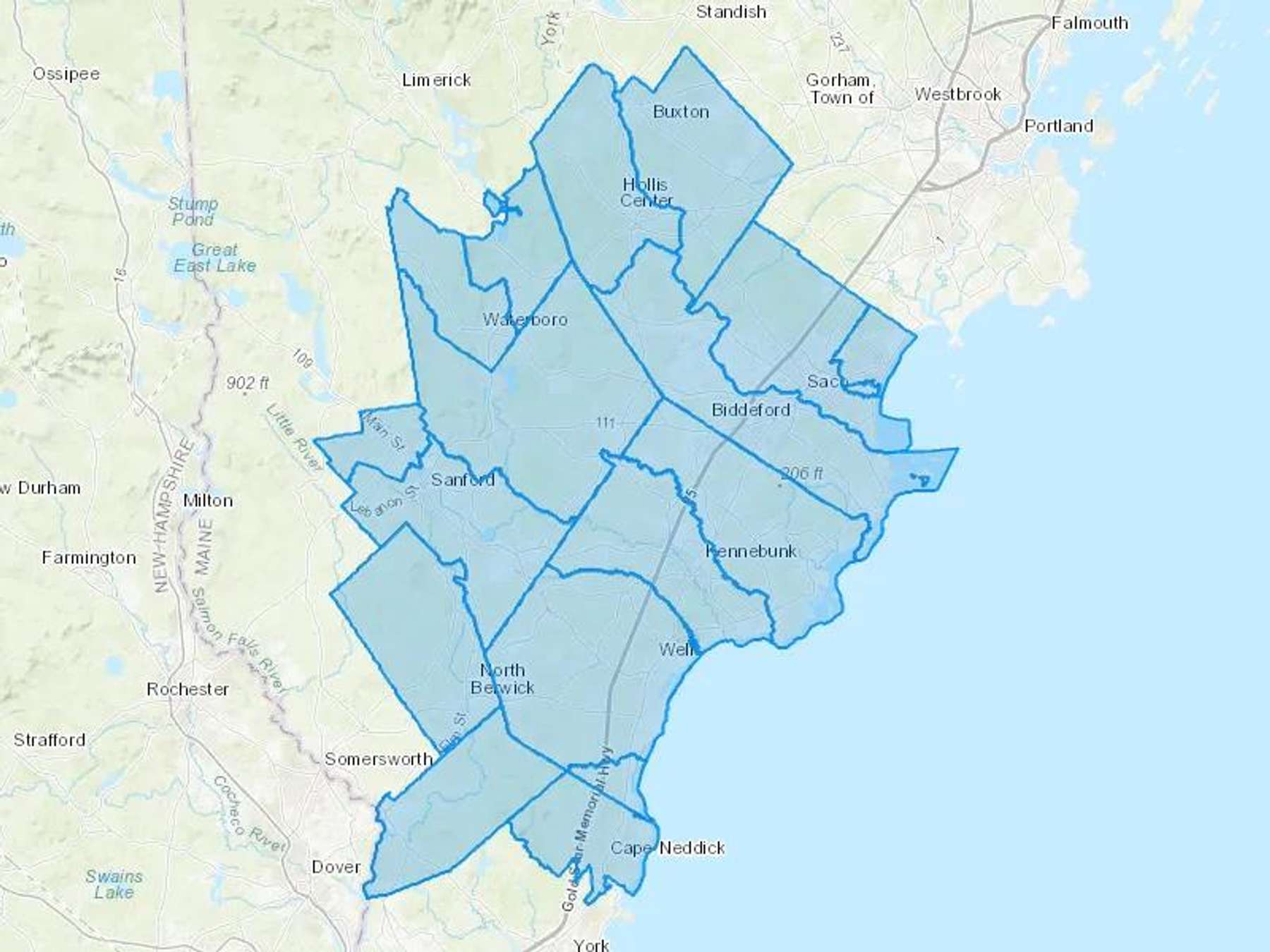Eagle Oil Cash Heating Oil Delivery Map Map With The Eagle Oil Heating Oil Delivery Area Shaded In Blue