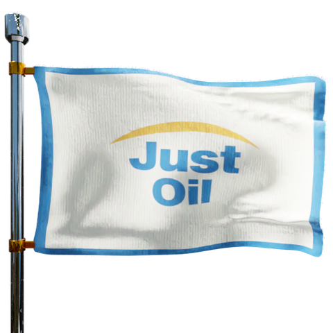 Just Oil LLC Heating Oil Prices Flag Photo of Just Oil LLC flag denoting best heating oil prices the company offers