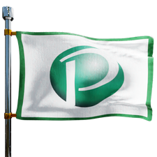 Peterson Oil Company Heating Oil Prices Flag Photo of Peterson Oil Company flag denoting best heating oil prices the company offers
