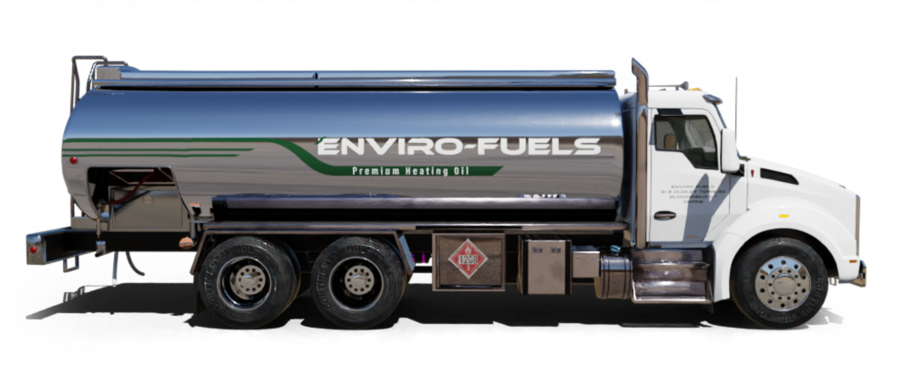 Tropical Sun Heating Oil Truck Tropical Sun residential home heating oil truck outside the athetic complex in Farmingdale, Long Island, New York delivering fuel oil.