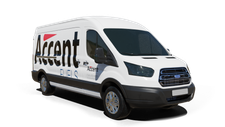 Accent Fuels Inc furnace repair van Photo of a Accent Fuels Inc furnace repair van