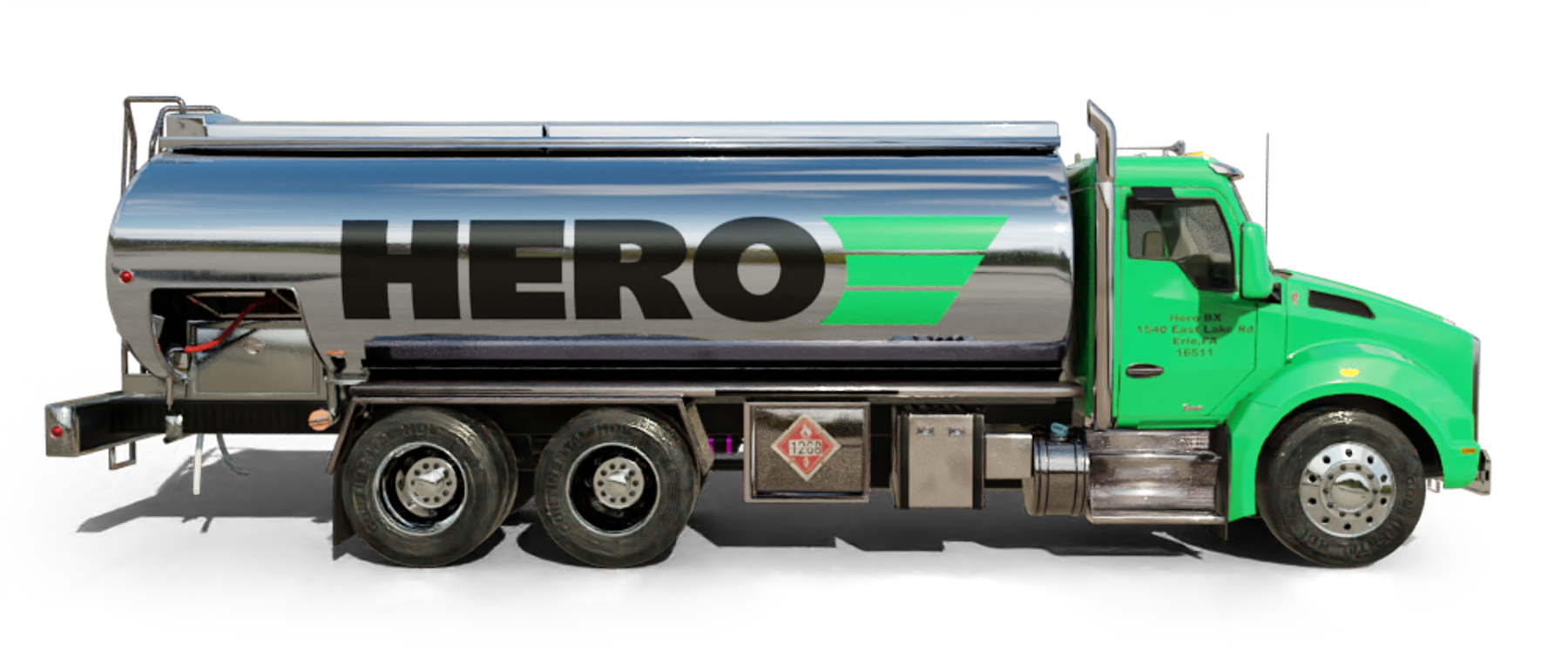 Bay Way Fuel Heating Oil Truck Bay Way Fuel residential home heating oil truck at the Maple Avenue Marina in Bay Shore, Long Island, New York delivering fuel oil.