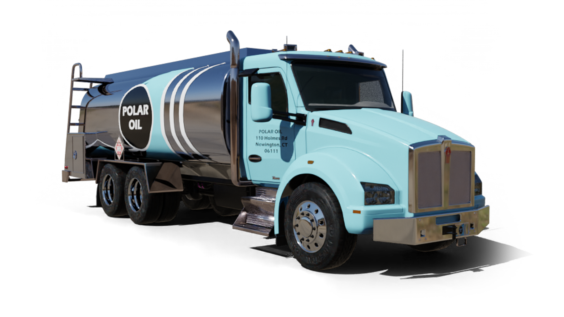 Heatly Oil truck Heatly Oil Truck in front of metro line