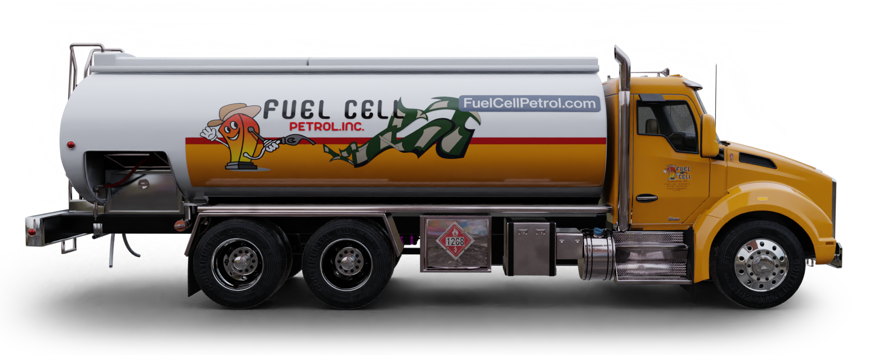 Pioneer Valley Heating Oil and Propane Truck parked at riverside Pioneer Valley Heating Oil and Propane Truck parked at riverside