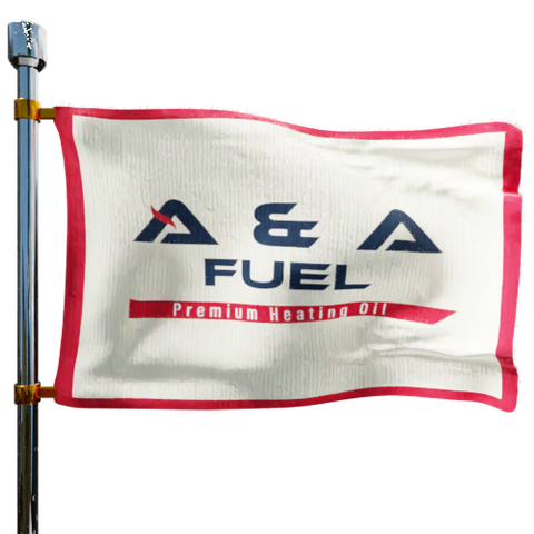 A & A Fuel Services Heating Oil Prices Flag Photo of A & A Fuel Services flag denoting best heating oil prices the company offers
