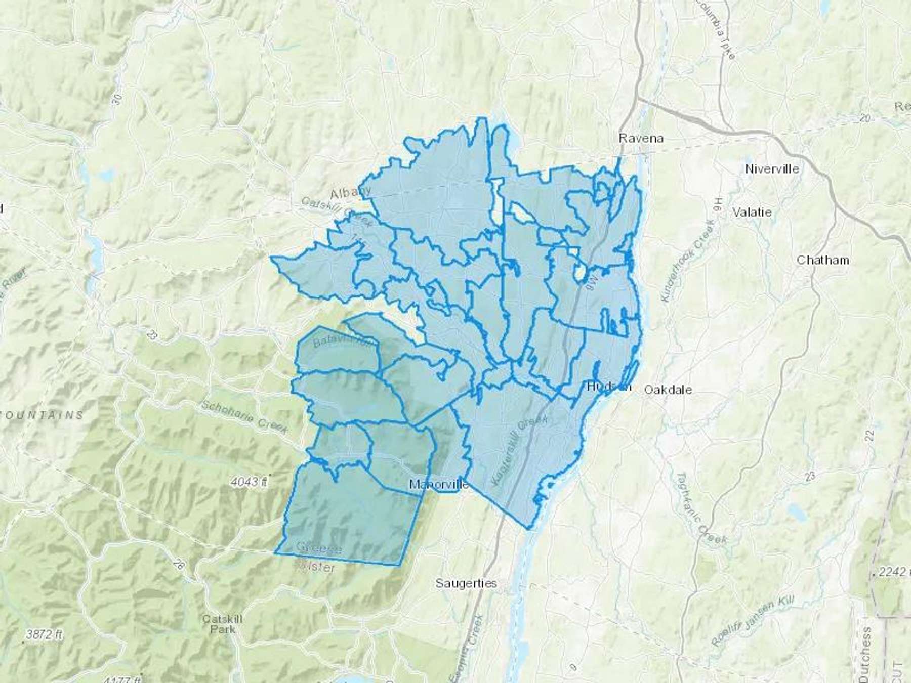 Village Oil Inc Cash Heating Oil Delivery Map Map With The Village Oil Inc Heating Oil Delivery Area Shaded In Blue