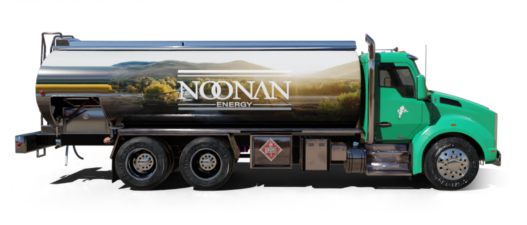 J Thurston Heating Oil Truck J Thurston Heating Oil Truck parked at riverside