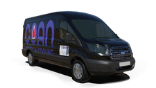 Coan Heating & Cooling Inc furnace repair van Photo of a Coan Heating & Cooling Inc furnace repair van
