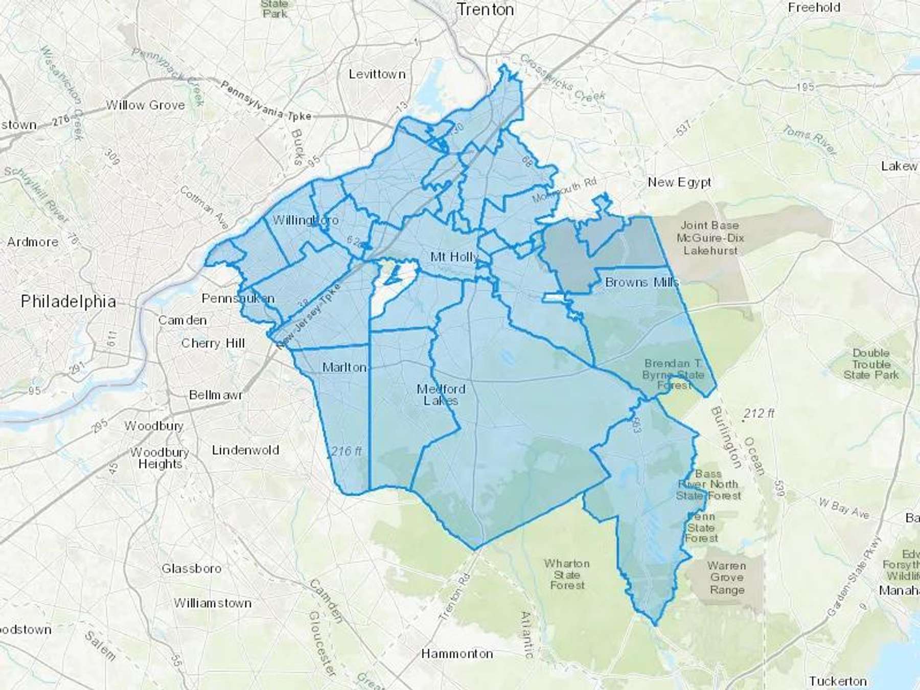 Four Winds Fuel Inc Cash Heating Oil Delivery Map Map With The Four Winds Fuel Inc Heating Oil Delivery Area Shaded In Blue