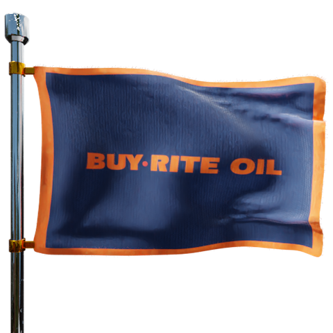 Buy Rite Oil Heating Oil Prices Flag Photo of Buy Rite Oil flag denoting best heating oil prices the company offers
