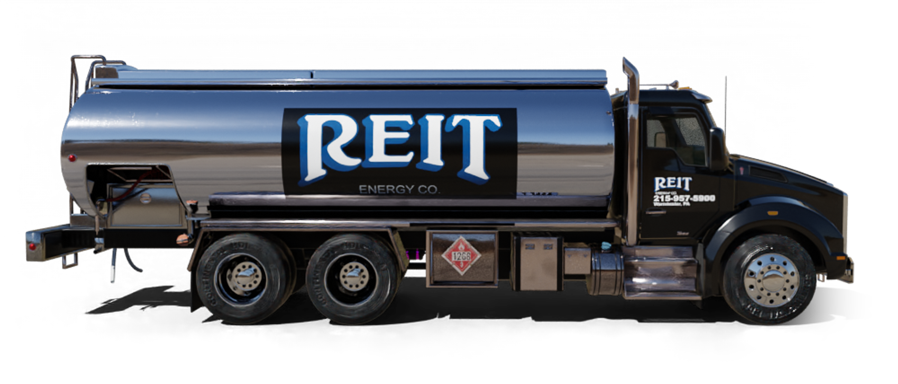 Marshall & Sons Heating Oil Truck Marshall & Sons residential home heating oil truck at the intersection of Foxhurst Road and Morton Ave in Oceanside, Long Island, New York delivering fuel oil.