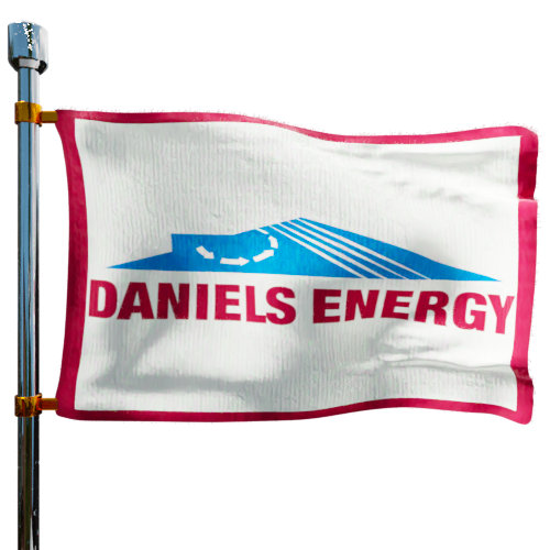 Photo of Daniels Oil flag denoting best heating oil prices the company offers
