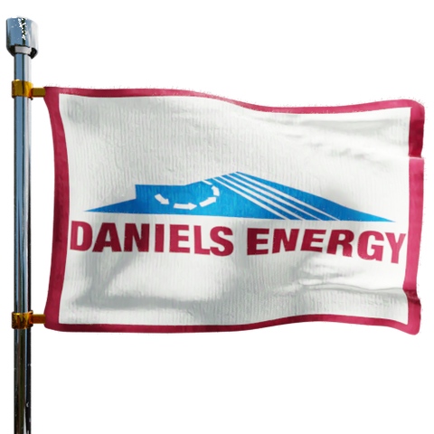Daniels Oil Co Heating Oil Prices Flag Photo of Daniels Oil Co flag denoting best heating oil prices the company offers