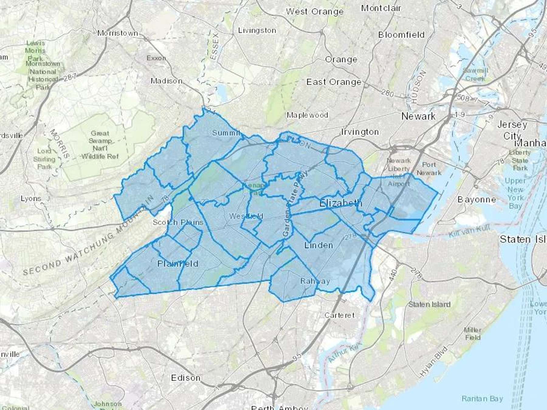 Tomasso Bros Energy Cash Heating Oil Delivery Map Map With The Tomasso Bros Energy Heating Oil Delivery Area Shaded In Blue