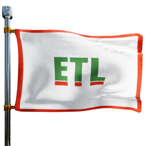 ET Lawson Heating Oil Prices Flag Photo of ET Lawson flag denoting best heating oil prices the company offers
