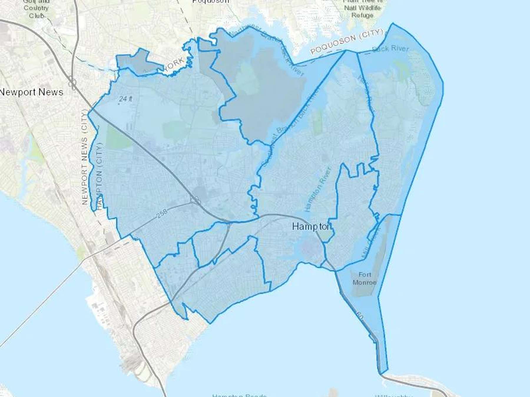 ET Lawson Cash Heating Oil Delivery Map Map With The ET Lawson Heating Oil Delivery Area Shaded In Blue