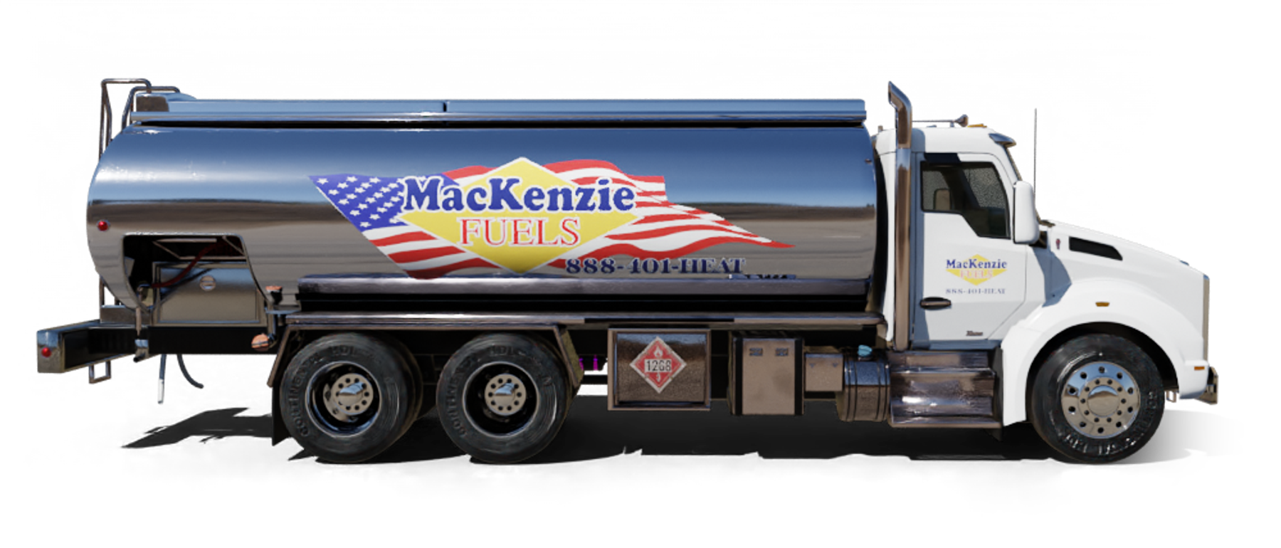 J Thurston Heating Oil Truck J Thurston Heating Oil Truck parked at riverside