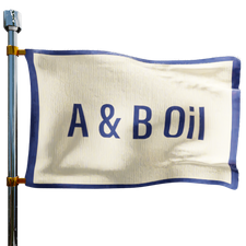 A & B Oil Heating Oil Prices Flag Photo of A & B Oil flag denoting best heating oil prices the company offers