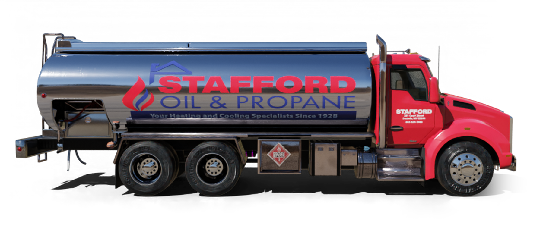 Heatly Oil truck Heatly Oil Truck in front of metro line