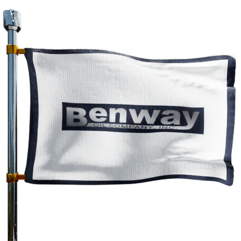 Benway Oil Co Heating Oil Prices Flag Photo of Benway Oil Co flag denoting best heating oil prices the company offers