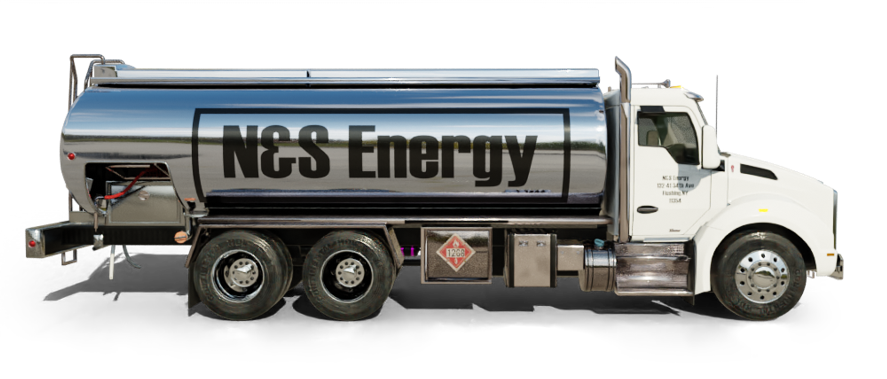 J Thurston Heating Oil Truck J Thurston Heating Oil Truck parked at riverside