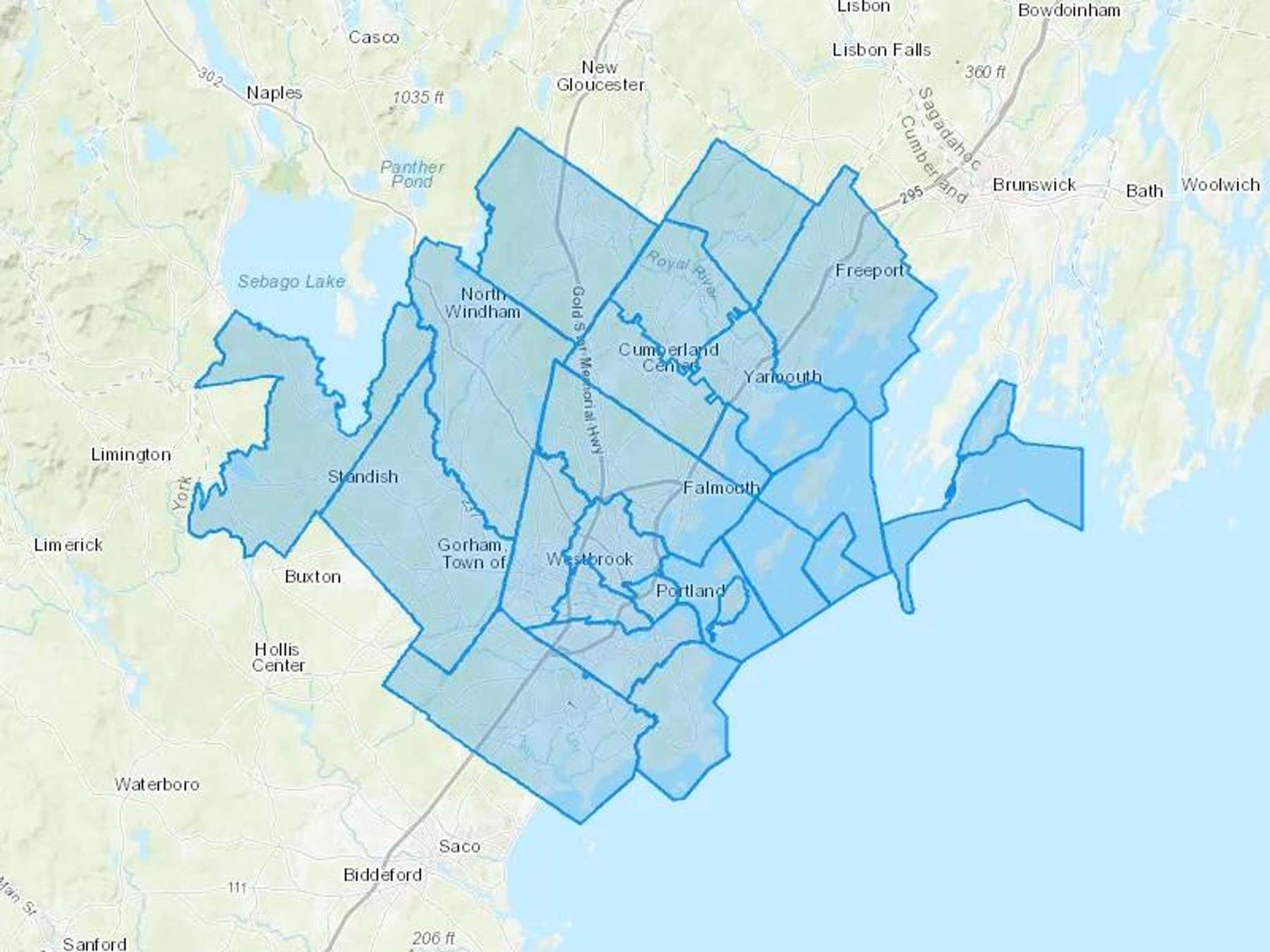 5 Star Fuel Llc Cash Heating Oil Delivery Map Map With The 5 Star Fuel Llc Heating Oil Delivery Area Shaded In Blue