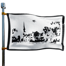 Glastonbury Oil Company Heating Oil Prices Flag Photo of Glastonbury Oil Company flag denoting best heating oil prices the company offers