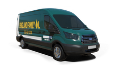 England Family Oil LLC furnace repair van Photo of a England Family Oil LLC furnace repair van